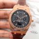 Perfect Replica Audemars Piguet Royal Oak Perpetual Calendar Watch Rose Gold Brown Leather strap (9)_th.jpg